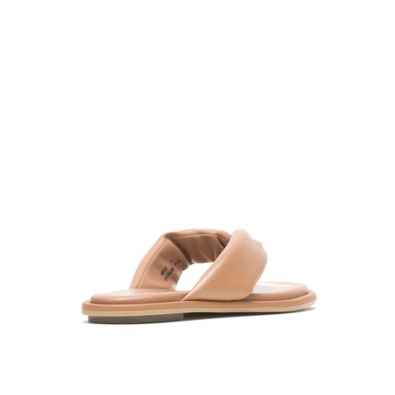 Women's Emily Toepost Sandal Hush Puppies Desert Tan Leather