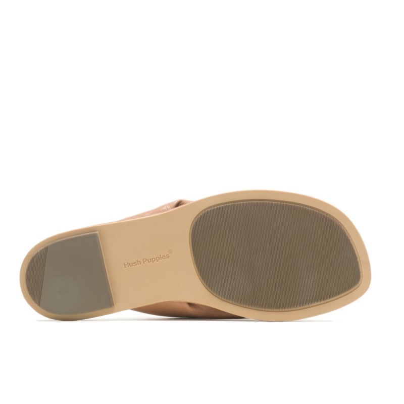 Women's Emily Toepost Sandal Hush Puppies Desert Tan Leather