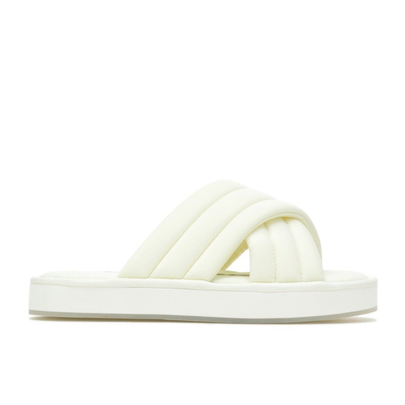 Women's Sunshine Slide Sandal Hush Puppies Vanilla Cream