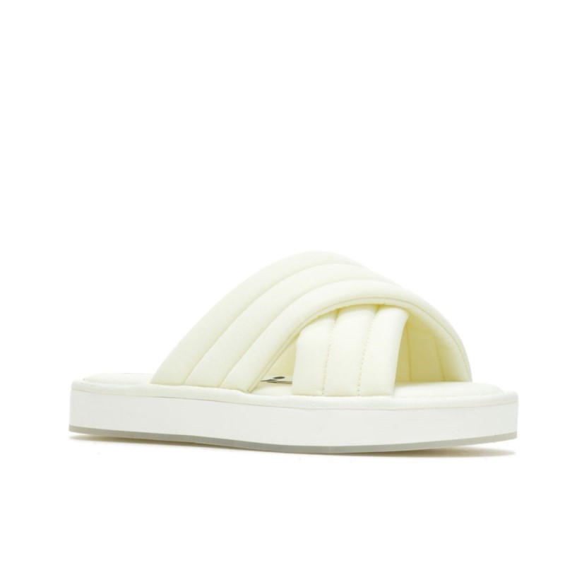 Women's Sunshine Slide Sandal Hush Puppies Vanilla Cream