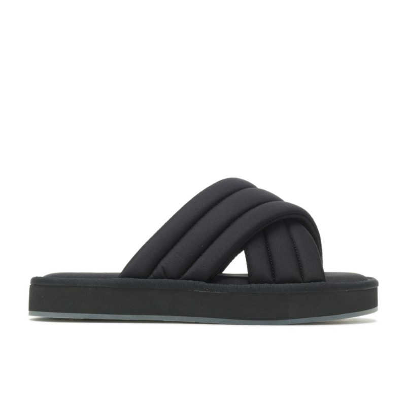 Women's Sunshine Slide Sandal Hush Puppies Bold Black