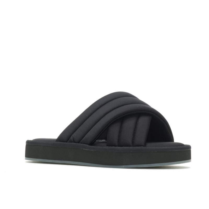 Women's Sunshine Slide Sandal Hush Puppies Bold Black