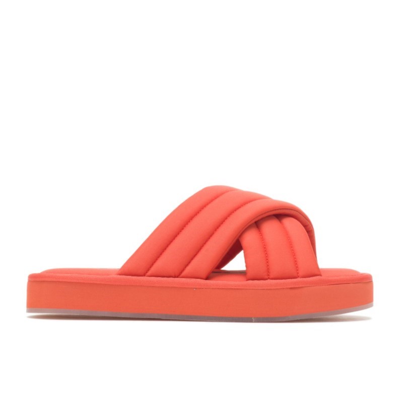 Women's Sunshine Slide Sandal Hush Puppies Tiger Orange