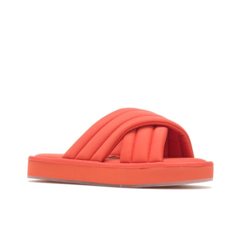 Women's Sunshine Slide Sandal Hush Puppies Tiger Orange