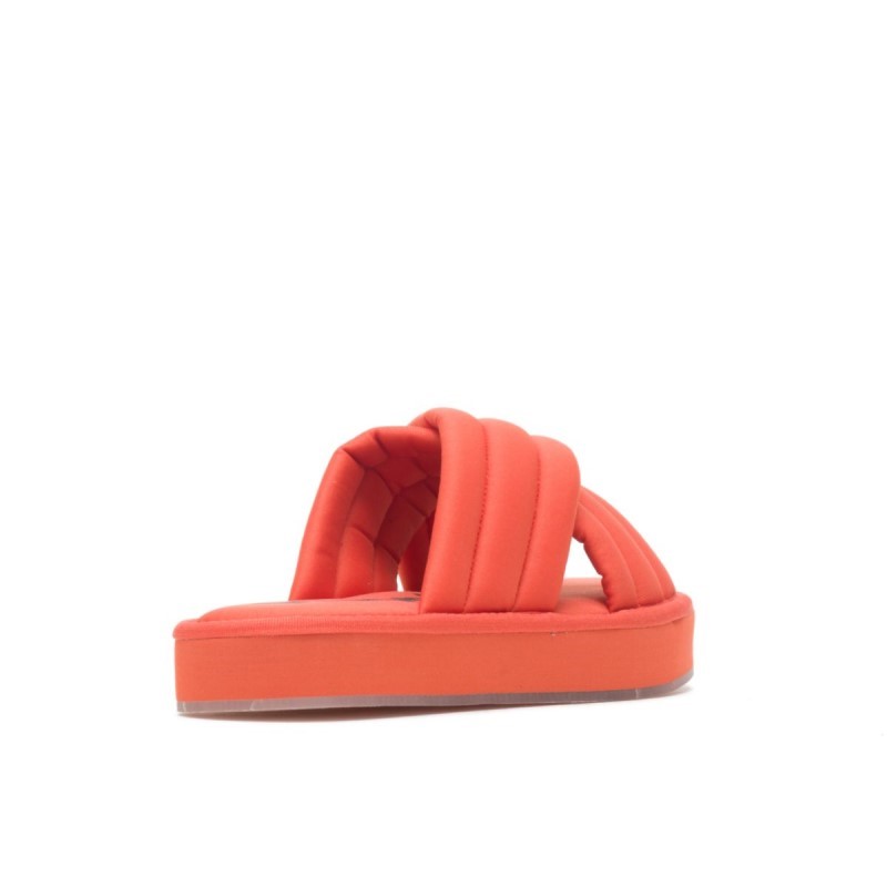 Women's Sunshine Slide Sandal Hush Puppies Tiger Orange