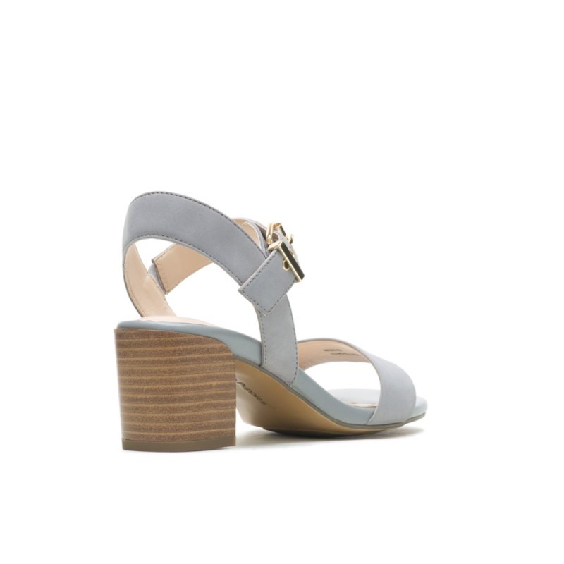 Women's Leila Quarter Strap Sandal Hush Puppies Cool Grey Nubuck