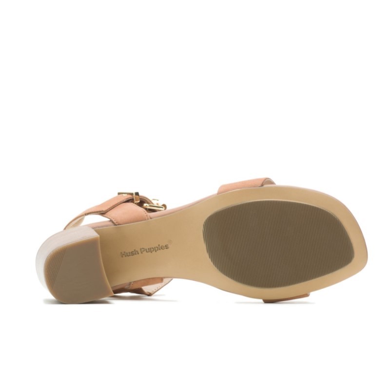 Women's Leila Quarter Strap Sandal Hush Puppies Desert Tan Nubuck