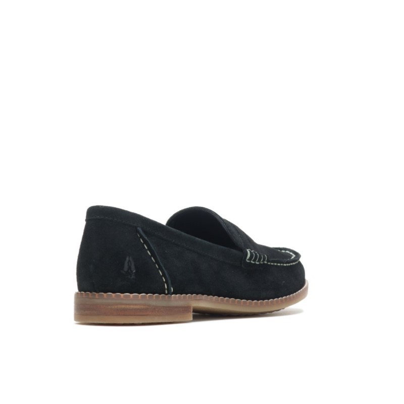 Women's Wren Loafer Hush Puppies Black Suede