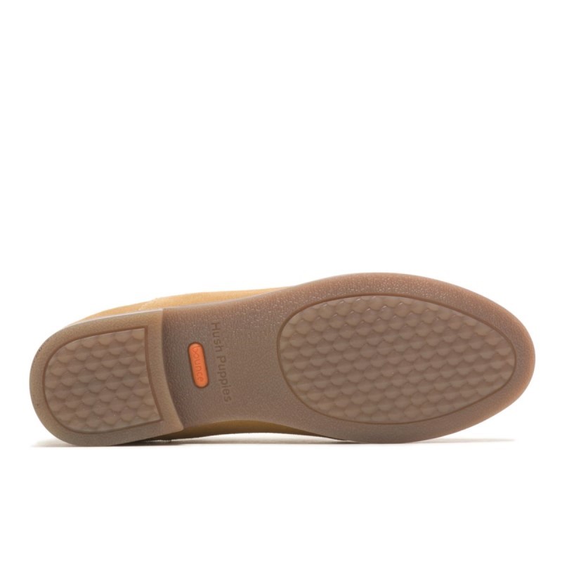 Women's Wren Slip On Hush Puppies Tan Suede