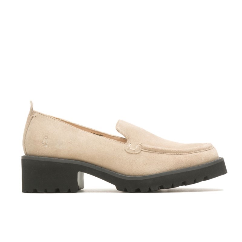 Women's Lucy Loafer Hush Puppies Taupe Suede