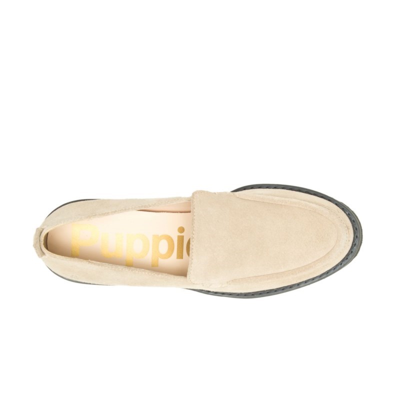 Women's Lucy Loafer Hush Puppies Taupe Suede