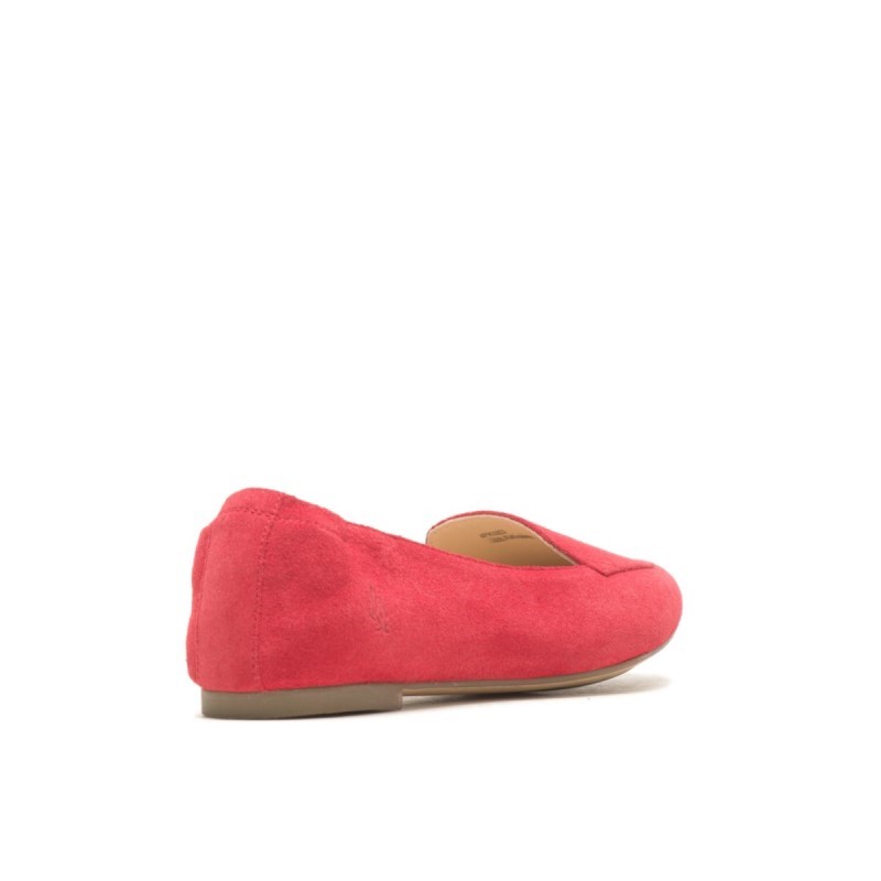 Women's Hazel Pointe Flat Hush Puppies Poppy Red Suede