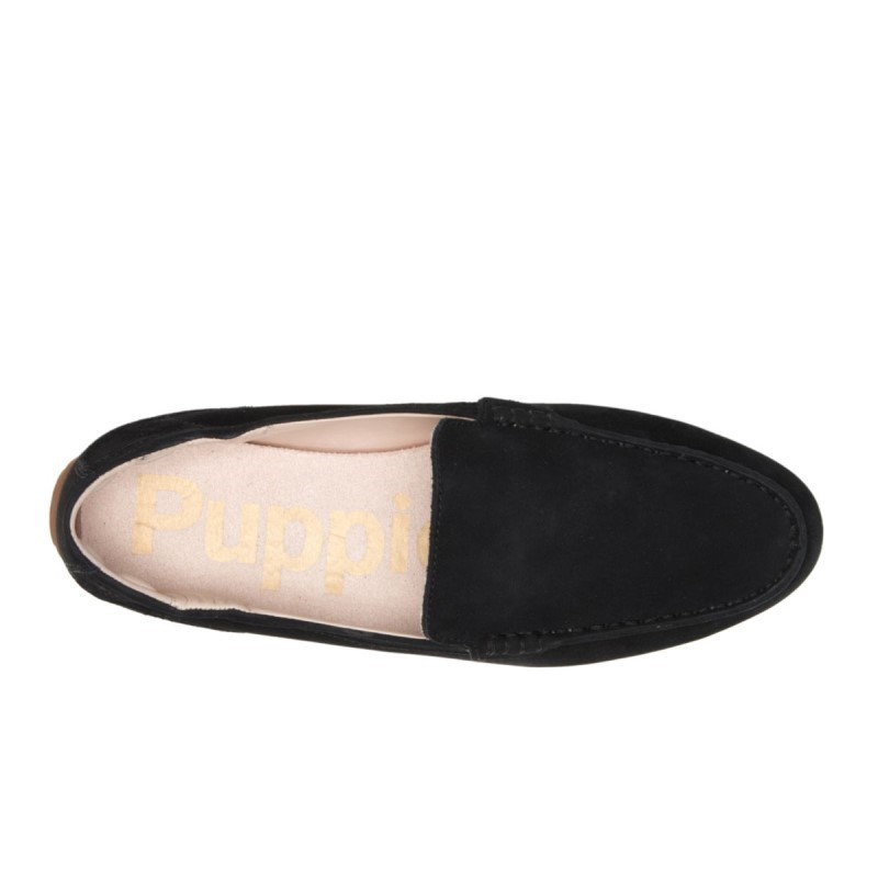 Women's Cora Loafer Hush Puppies Black Nubuck