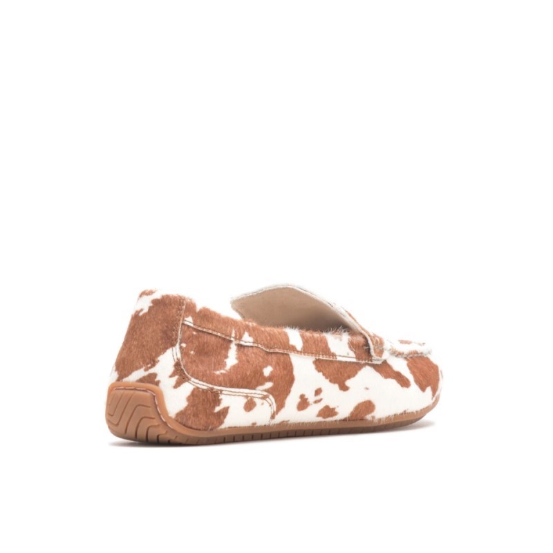 Women's Cora Loafer Hush Puppies Cow Print Leather