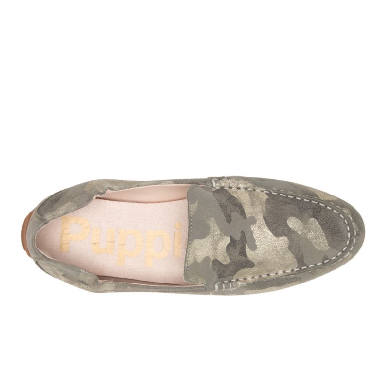 Women's Cora Loafer Hush Puppies Camo Metallic Suede