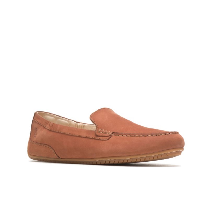 Women's Cora Loafer Hush Puppies Chestnut Nubuck