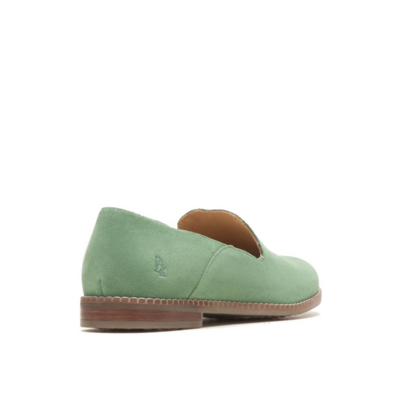 Women's Wren Slip On Hush Puppies Soft Sage Suede