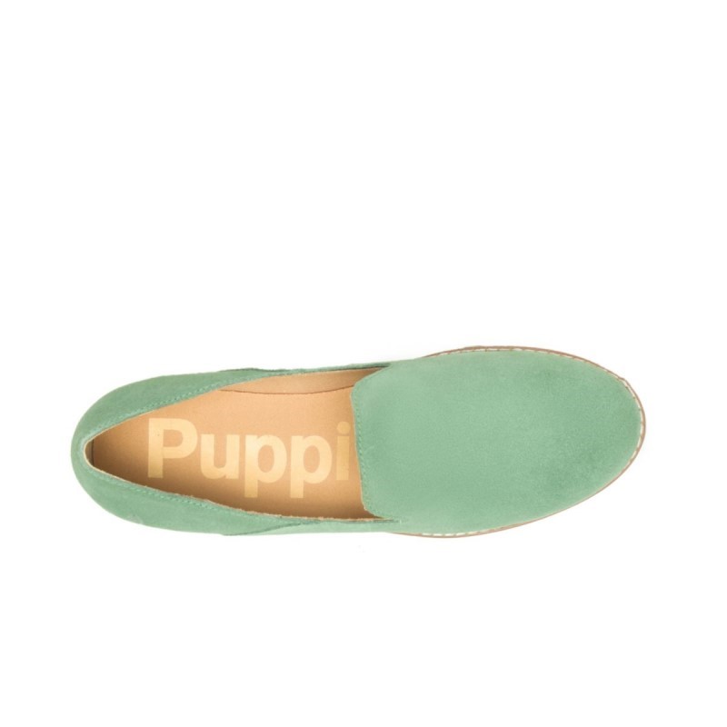 Women's Wren Slip On Hush Puppies Soft Sage Suede