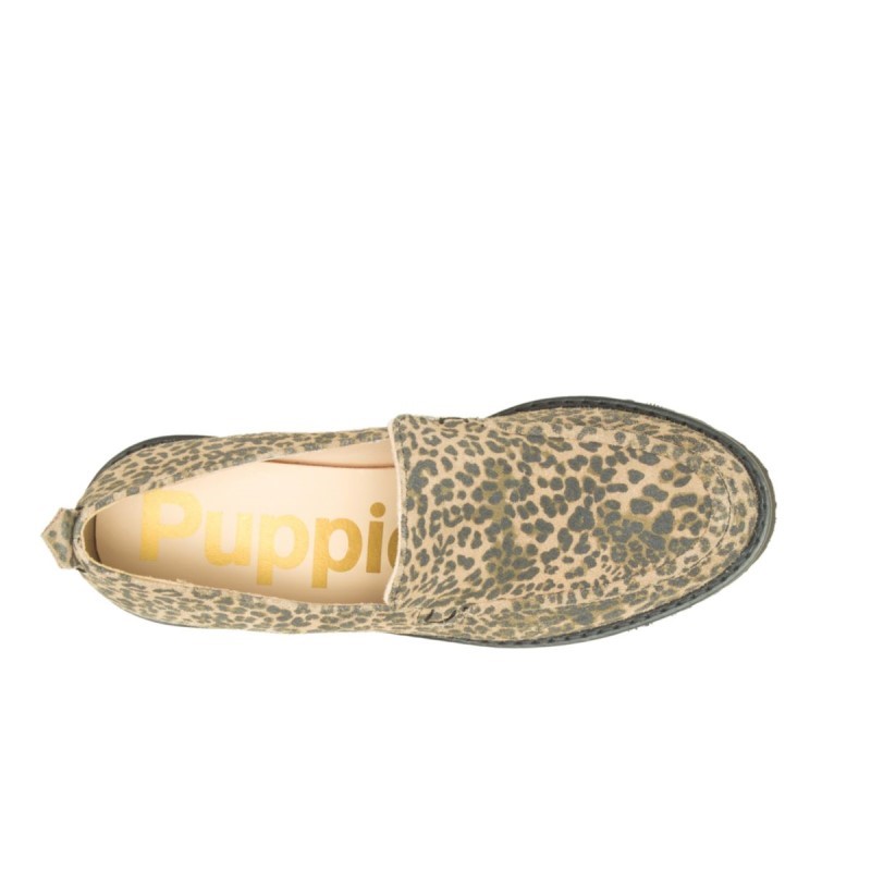 Women's Lucy Loafer Hush Puppies Leopard Print Suede