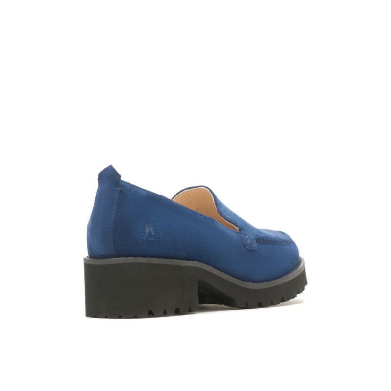 Women's Lucy Loafer Hush Puppies Denim Blue Suede