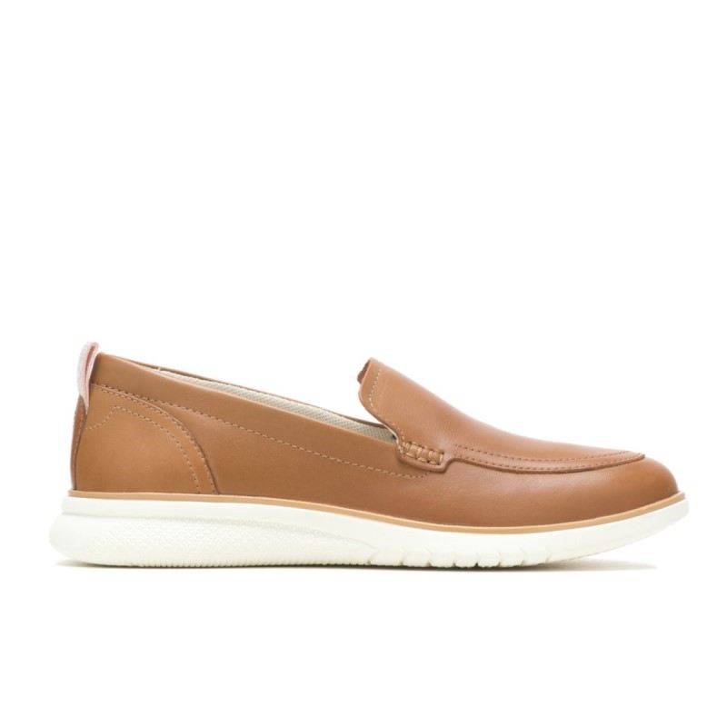 Women's Advance Loafer Hush Puppies Tan Leather