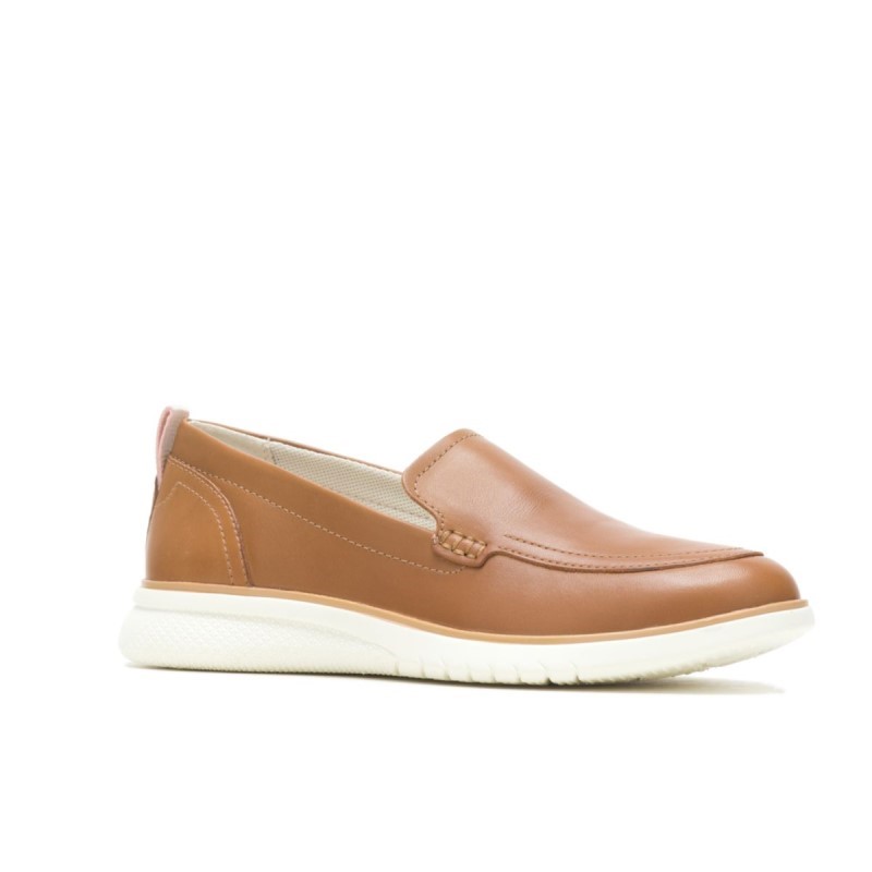 Women's Advance Loafer Hush Puppies Tan Leather