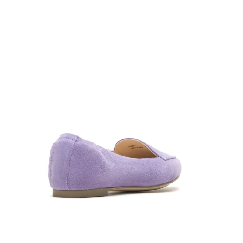 Women's Hazel Pointe Flat Hush Puppies Taffy Purple Suede