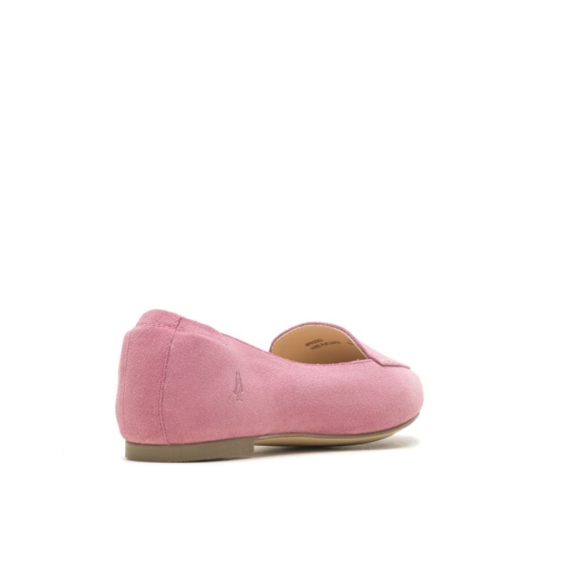 Women's Hazel Pointe Flat Hush Puppies Cool Pink Suede