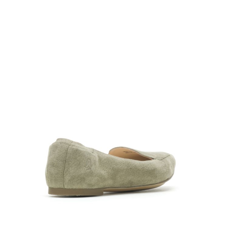 Women's Hazel Pointe Flat Hush Puppies Olive Suede