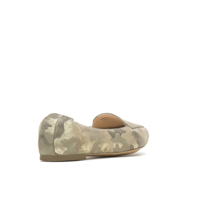 Women's Hazel Pointe Flat Hush Puppies Camo Metallic Suede