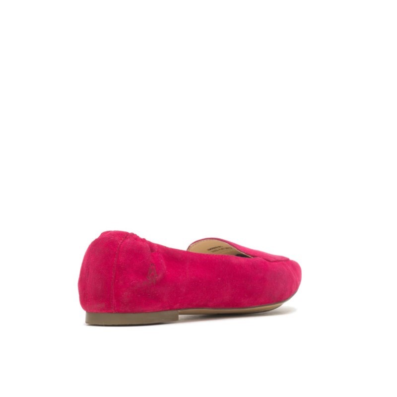 Women's Hazel Pointe Flat Hush Puppies Dark Magenta Suede