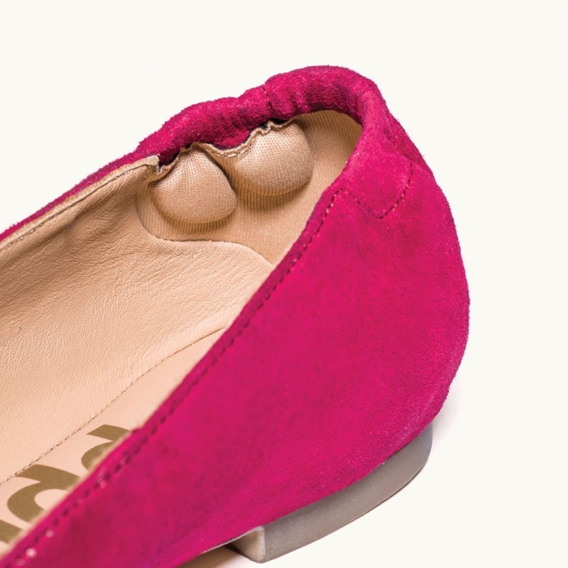 Women's Hazel Pointe Flat Hush Puppies Dark Magenta Suede