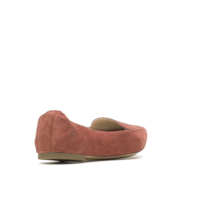 Women's Hazel Pointe Flat Hush Puppies Rust Suede