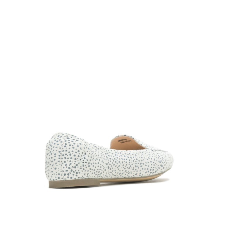 Women's Hazel Pointe Flat Hush Puppies Snow Leopard Suede