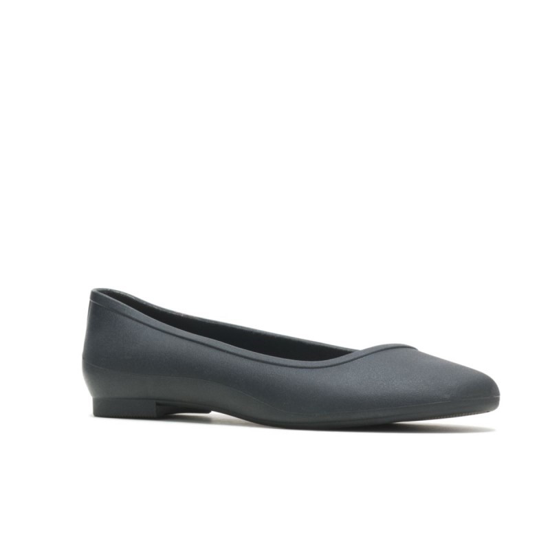 Women's Brite Pops Flat Hush Puppies Black