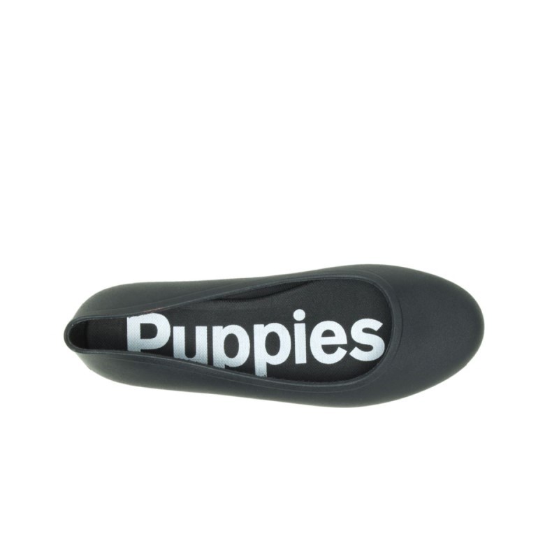 Women's Brite Pops Flat Hush Puppies Black