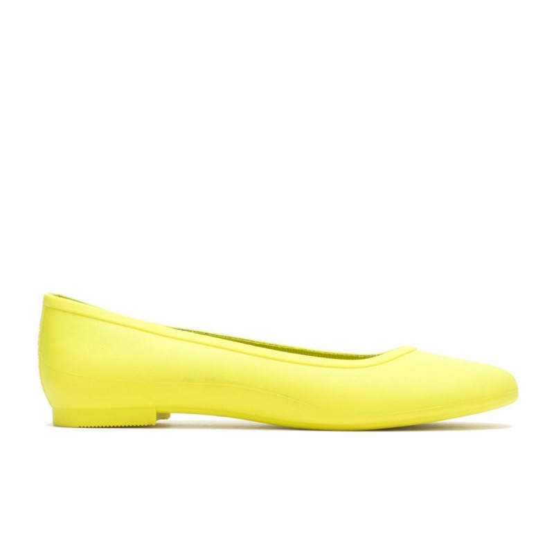 Women's Brite Pops Flat Hush Puppies Electric Yellow