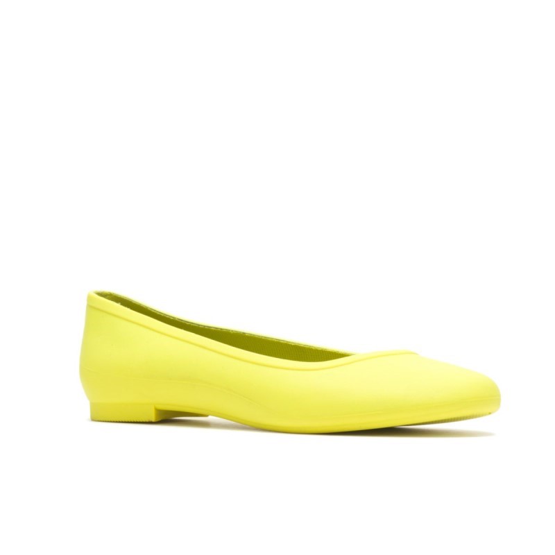 Women's Brite Pops Flat Hush Puppies Electric Yellow