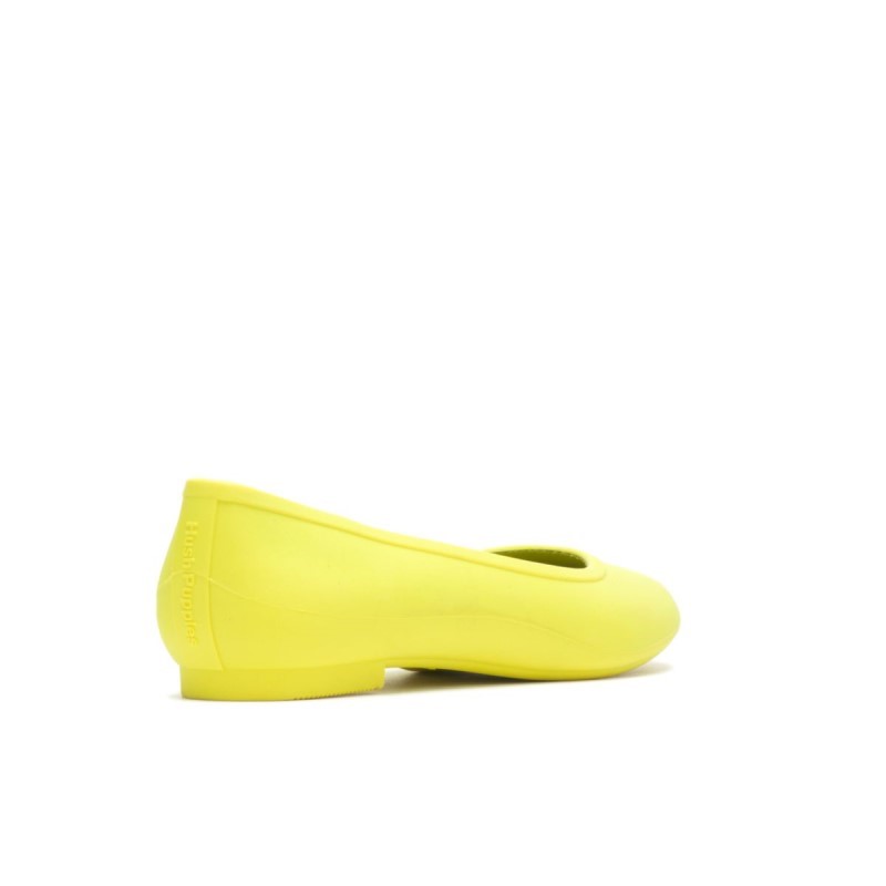 Women's Brite Pops Flat Hush Puppies Electric Yellow