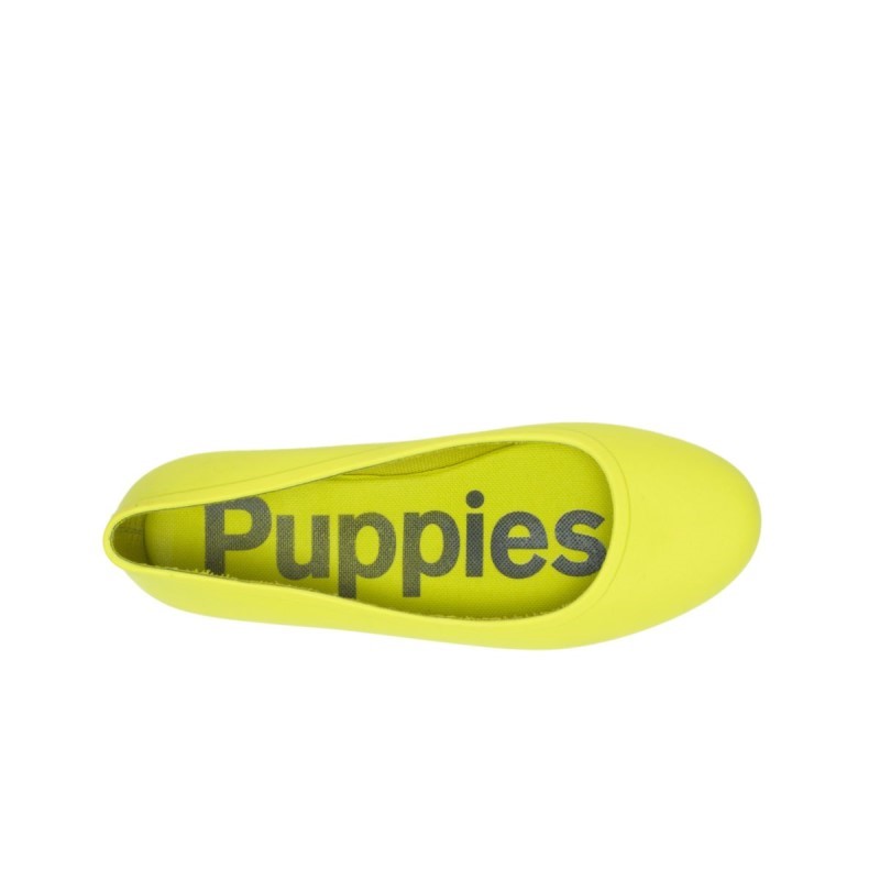 Women's Brite Pops Flat Hush Puppies Electric Yellow