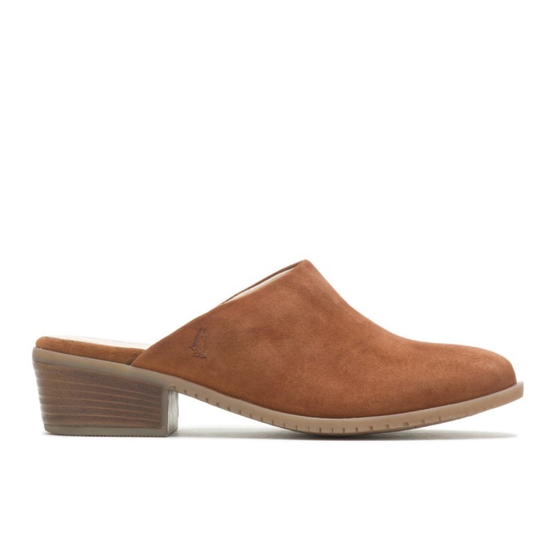 Women's Sienna Mule Hush Puppies Rust Tan Suede