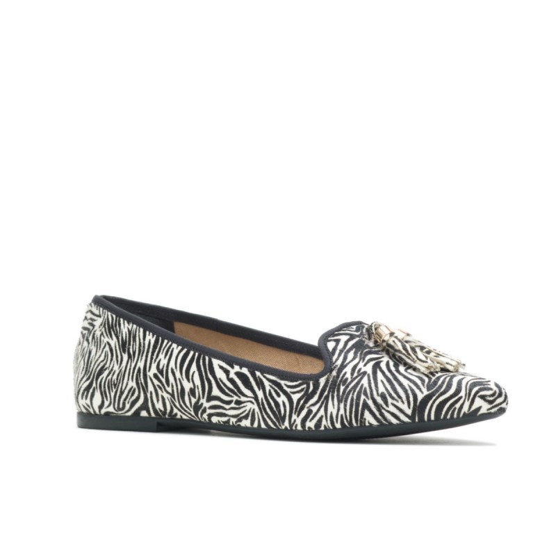 Women's Sadie Tassel Slip-On Hush Puppies Zebra Calf Hair