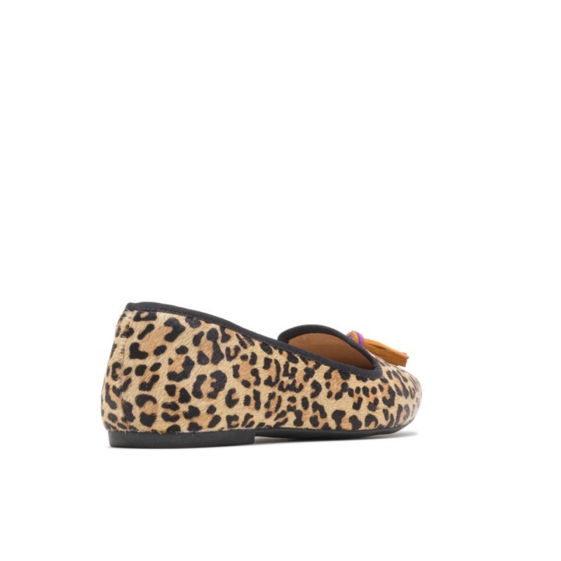 Women's Sadie Tassel Slip-On Hush Puppies Leopard Calf Hair