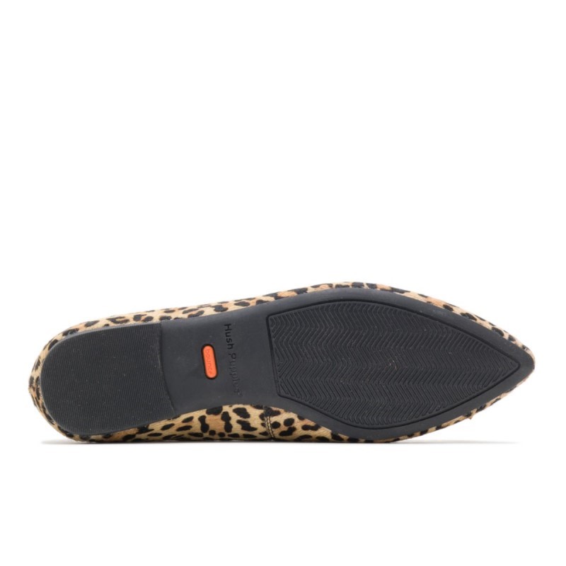 Women's Sadie Tassel Slip-On Hush Puppies Leopard Calf Hair