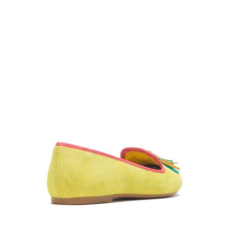 Women's Sadie Tassel Slip-On Hush Puppies Sun Yellow Suede