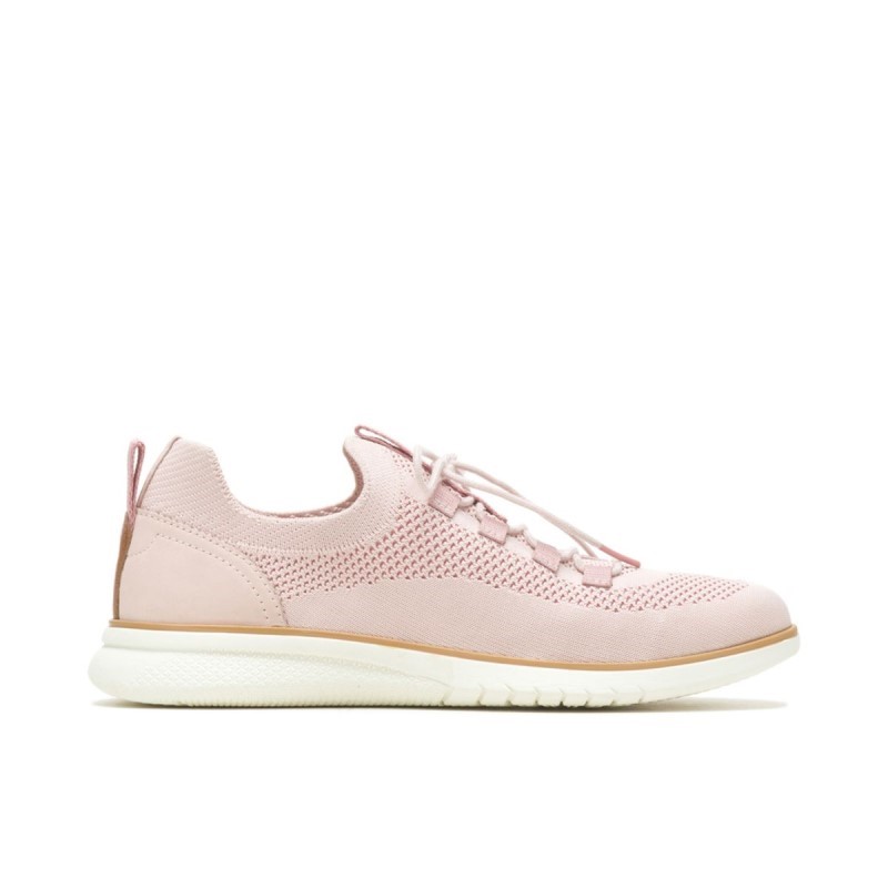 Women's Advance Knit Lace Up Sneaker Hush Puppies Dusty Pink