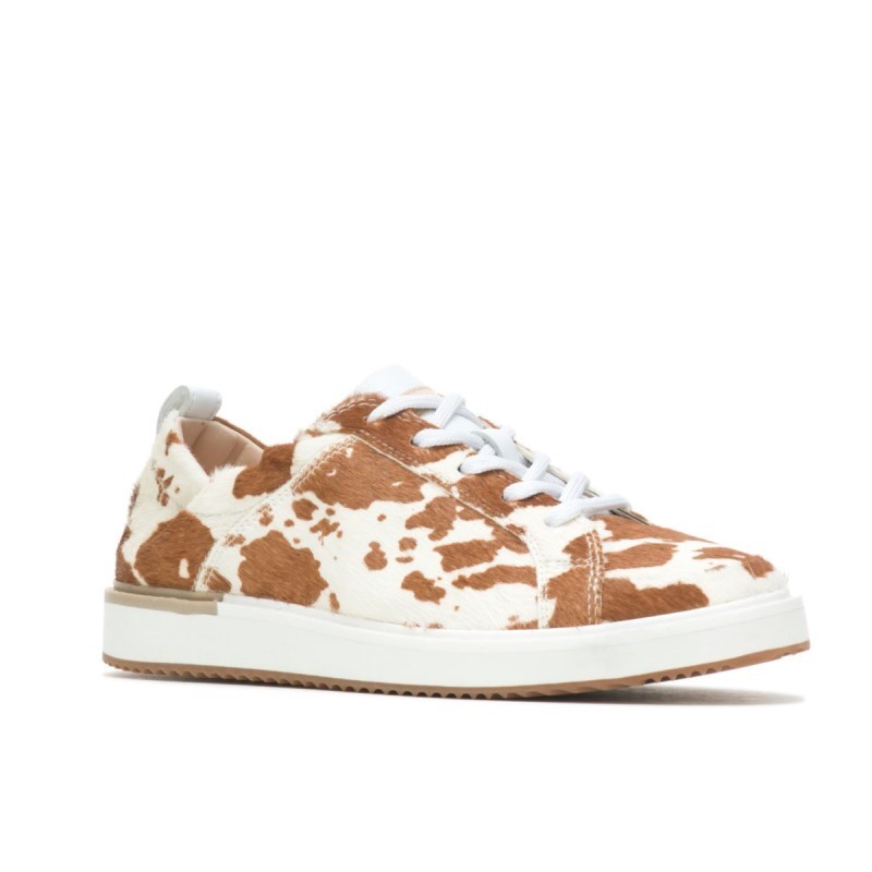 Women's Ryann Sneaker Hush Puppies Cow Print Leather