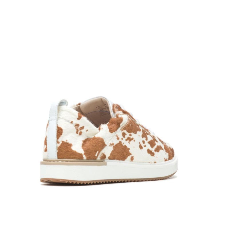 Women's Ryann Sneaker Hush Puppies Cow Print Leather