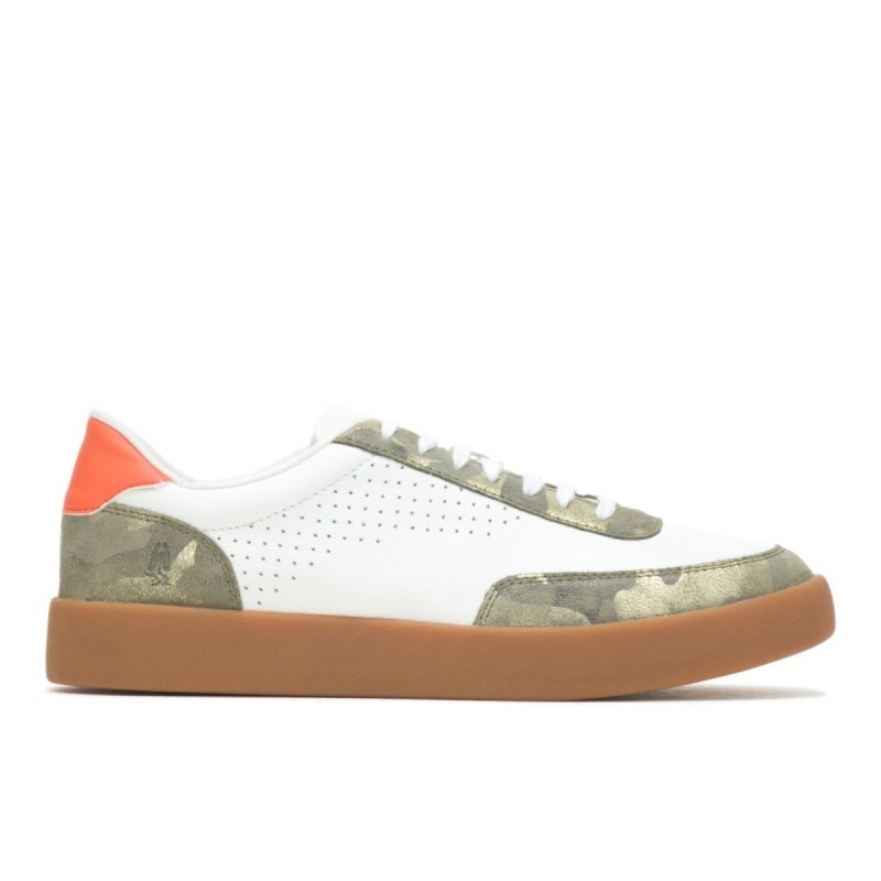 Women's Charlie Court Sneaker Hush Puppies Camo Multi Suede