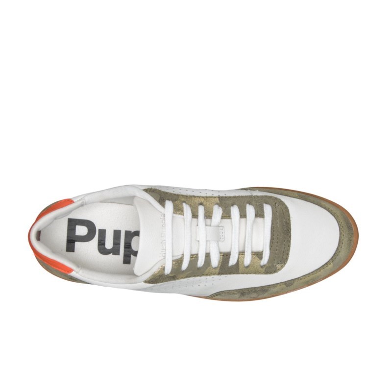 Women's Charlie Court Sneaker Hush Puppies Camo Multi Suede